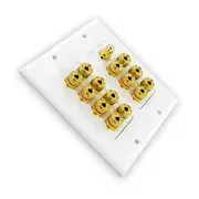 7.1 Home Theatre Speaker Cable Wall Plate Dolby Digital