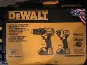 DeWalt - DCKTS280C2 - 20V MAX Li-Ion Cordless Drill Driver/Impact Combo Kit