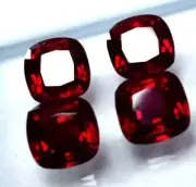 40 Ct+ 4 Pcs Natural Certified BURMA Pigeon Blood Red Ruby Lot Loose A+ Gemstone