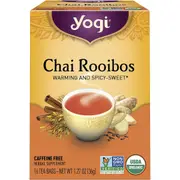 Yogi Tea Herbal Tea Bags Chai Rooibos 16pk