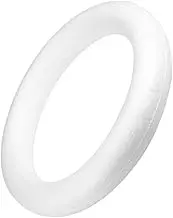 Foam Ring Craft Flower Garland 30cm Large Unpainted Circle for DIY Decor