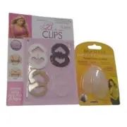 8 pack Bra Clips +2 pack Bra Strap Cushions