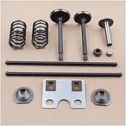 Intake Exhaust Valve Push Rod Spring Kit Fit for GX390 GX340 188F 13HP 11HP Push Rod Guide Plate Engine Motor