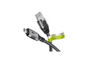 GooBay USB-C 3.1 to RJ45 Ethernet Cable LAN Network Connector Cord 7.5m BLK
