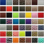 100M 550 Paracord 4mm Parachute Cord Lanyard 7 Strands Core for Camping Hiking