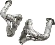 Shuogoufeng Store Exhaust System High Flow Performance Header Compatible With Cayman Compatible With Boxster S GTS 981 3.4L Catless Manifold
