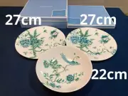 WEDGWOOD Jasper Conran Chinoiserie White Plate & Bowl Set of 3 New with box