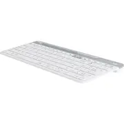 Logitech K580 Keyboard - Wireless Connectivity - USB Interface - Off White - Bluetooth/RF - 10 m - 2.40 GHz - Smartphone, Tablet, Notebook, Desktop -