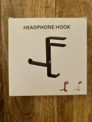 Gaming Headphone Hanger Display Stand Holder Hook Under Desk Headset Mount Black