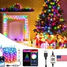 5M 10M 15M 20M RGB LED String Lights Smart USB Fairy Light With APP Control RO
