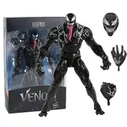 Kinzon Venom Action Figure, Movable Joints Figures Venom Collectible Model Toy With Replaceable Accessories Gift For Fans