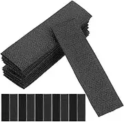 Operitacx 50pcs Replaceable Hook Loop Tapes Strong Adhesive Strips for Shoes Car and Sewing Projects