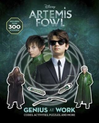 NEW Disney Artemis Fowl "Genius at Work" Activity Book: Stickers*Codes*Puzzles