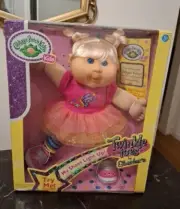Cabbage Patch Kids Twinkle Toes Sketchers 14" Kid Girl , Blonde ~ New