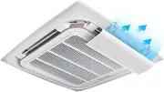 Wind Direction Deflector, Adjustable Air Conditioner Wing Anti-Direct Blowing Split Air Conditioning Windshield, for Central Air Conditioner's Register and Grille