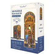 279pc Tonecheer Spacetime Museum 3D Puzzle 27cm DIY Dollhouse Book Nook Kit 15y+