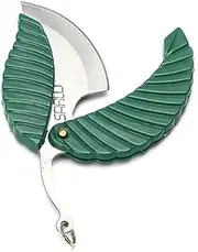 Acofuns Folding Creative Mini Stainless Steel Leaf Shape Portable Keychain Knife Gift Tools