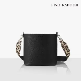 【FIND KAPOOR 官方直營】PINGO 20 BASIC 豹紋系列 手提斜背水桶包-黑色FKR包包