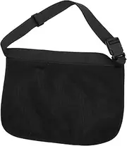 CORHAD Tennis Fanny Pack Golf Ball Pouch Golf Tees Nylon Mesh Bag Tennis Training Bag Holder Bag Nylon Golfing Ball Picker Bag Net Bag for Balls Wear-Resistant Golfs Pouch Tennis Rack