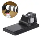 Aluminium Alloy Black Digital Camera Universal Foot Tripod Mount Rings Bas ECM