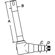 Spindle - Left Hand Fits New Holland TC18 Fits Ford 1120 1220 1215 SBA330302531