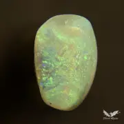 Australian Boulder Opal Natural Polished Blue Solid Pendant Stone 1.50 Cts #4.57