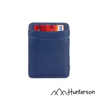 在飛比找PChome24h購物優惠-【Hunterson】深色零錢皮夾-藍 HU-P1RFID-