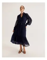 [REVIEW] Fifth Avenue Maxi Dress in Deep Sea Blue