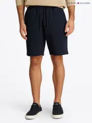 Tommy Hilfiger Blue Terry 100% Cotton Jogger Shorts (F55005) | $173