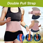 Lower Back Brace Adjustable Lumbar Support Waist Belt Sciatica For Pain Relief