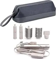 [WINZEDGE] Airwrap Travel Case for Dyson/Shark Flexstyle, Travel Pouch for Dyson Airwrap/Shark Flexstyle Complete Styler and Attachments, Travel Bag for Dyson/Shark Hair Dryer (Dark Gray)