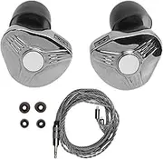 YUEHISY Metal IEM Earphones, Full Range Sound with Detachable Cable, HiFi Stereo Earbuds for Musician, Stage Studio