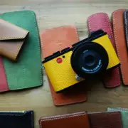 Leica CL Real leather skin, film - Arte di mano -