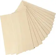 JMIATRY 24 Pcs Balsa Wood Sheets, 300x200x2mm Plywood Sheet, Unfinished Basswood Sheets for Home Decoration, DIY Crafts Projects, Woodcraft Model, Painting and Engraving