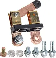 Side Post Knife Blade Master Switch 12V 24V Battery Disconnect Switch Isolator Marine Car Boat RV ATV Vehicles (Kit)