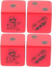 BCOATH Game Dice of Sturdy Board Game Dice with Corners for for Chess Portable and Lightweight