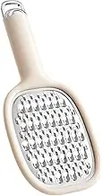 Acunny Vegetable Slicer Stainless Steel Handheld Cheese Grater - Cheese Grater Ergonomic Design - Cheese Grater in Compact, Portable Design, Versatile Manual Grater and Slicer for Kitchen