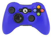 Silicone Cover For XBOX 360 Controller Skin Case Dark Blue