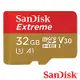SanDisk 32G 100MB/s Extreme U3 microSDHC 記憶卡