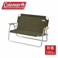 在飛比找樂天市場購物網優惠-【Coleman 專業露營輕鬆摺疊長椅《綠橄欖》】CM-33