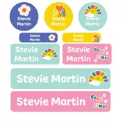 Name Labels Pack - 100 Iron On Labels