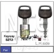 Nice Door Lock Barrel - Pair, NDL144S