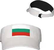 [Generic] National Emblem of Bulgaria Sun Visor Hats Bulgarian Sunscreen Visor Cap for Sport Beach Tennis Golf Running Hiking