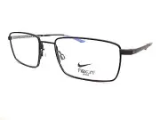 Nike Flexon Glasses Frame Matte Black with Blue Tips 55mm Spectacles 4305 008
