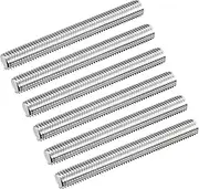 uxcell Fully Threaded Rod M12 x 100mm 1.75mm Thread Pitch 304 Stainless Steel Right Hand Threaded Rods Bar Studs 6 Pack