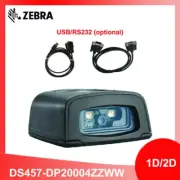 Original Zebra DS457-DP20004ZZWW 1D/2D USB/RS232 Fixed Mount Barcode Scanner Kit