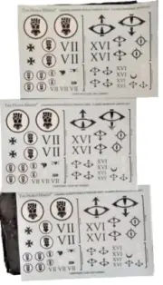 Horus Heresy Legiones Astartes Vehicle Transfer Sheet Decals 40K GW Games Worksh