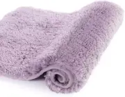 Large Bathroom Rug (24 X 40, Lavender) Extra Soft and Absorbent Shaggy Bathroom