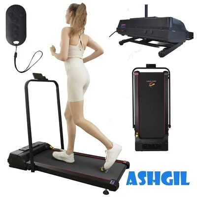 Motorized Treadmill Walking Pad Home Under Desk Treadmill with Incline & Remote