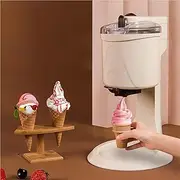 AYHJNK Soft Serve Ice Cream Machine, Automatic Mini Fruit Soft Serve Ice Cream Maker, Yogurt Ice Cream Maker, Enjoyable Homemade Treats!